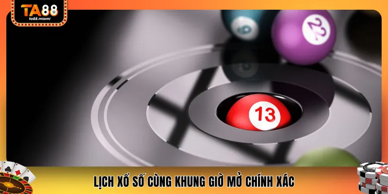 Lịch xổ số cùng khung giờ mở chính xác